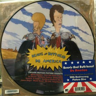 Beavis And Butt - Head Do America - Movie Soundtrack Lp - Picture Disc Vinyl Album