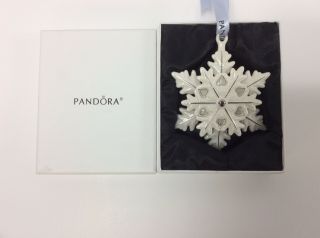Limited Edition 2015 Pandora Snow Flake Ornament