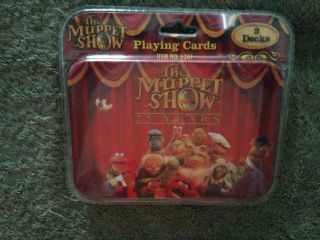 Jim Henson’s The Muppet Show 25 Years 2 Decks Playing Cards With Tin 2003
