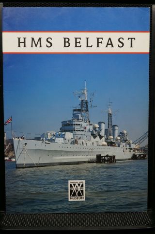 Ww2 British Royal Navy Rn Hms Belfast Book