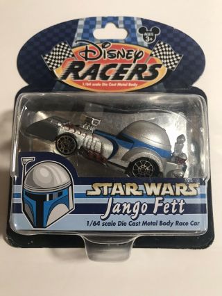 Star Wars - Disney Racers - Jango Felt Race Car - In Package