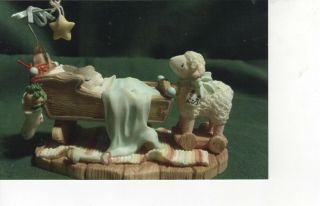 1998 My Blushing Bunnies " Your First Blessed Christmas " 390070.  No Box