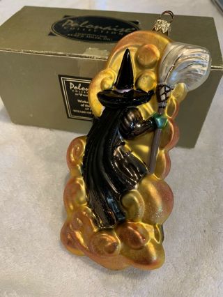 POLONAISE Collectible Christmas Glass Ornament “WIZARD OF OZ” Wicked Witch 3