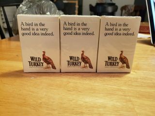 Wild Turkey Bourbon Plastic Coated Playing Cards Complete Card Deck