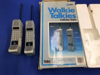 Vintage Playtime Toy Brick Phone Walkie Talkie At&t 1988 Great For 80’s