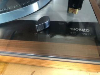 Thorens Td 160 Vintage Turntable W/shure M - 91ed Cartridge