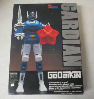 Vintage 1982 Bandai Godaikin Gardian Dx Deluxe Robot