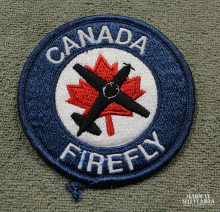 Caf Rcaf,  Canada Firefly Jacket Crest/patch (19484)