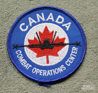 Caf Rcaf,  Canada Combat Operation Center Jacket Crest / Patch (19459)