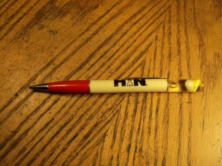 Vintage Ritepoint Mechanical Pencil Advertising H & N W/ Hatching Chick Cap