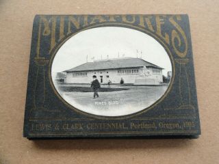 1905 Miniature Photograph Set Lewis Clark Exposition Portland,  Oregon 25 Photos