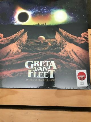 2018 Greta Van Fleet Anthem Of The Peaceful Army Limited Red Vinyl Lp Target