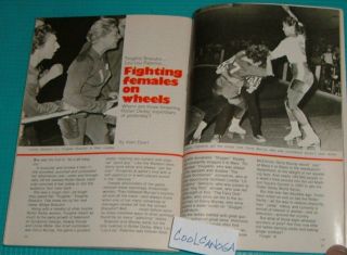 1971 Tv Guide Article Roller Derby Gerry Murray Toughie Brasuhn Loretta Behrens
