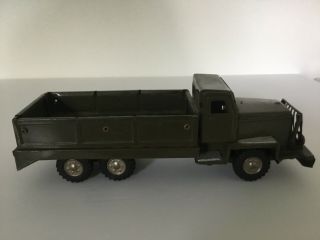Vintage Wwii Era 1940 Us Army Truck Stamped Steel Japan Friction Litho S - 1134 A -