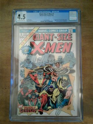 Giant - Size X - Men 1 Cgc 4.  5 (ow - W) Unrestored - Huge Key First X - Men Team