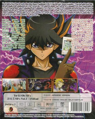 Anime DVD Yu Gi Oh 5D ' s Chapter 1 - 154 End Complete Japanese Animation L6 2