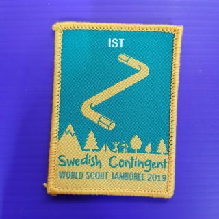 24th World Scout Jamboree 2019 Contingent Official Patch / Sweden Ist Wsj Badge