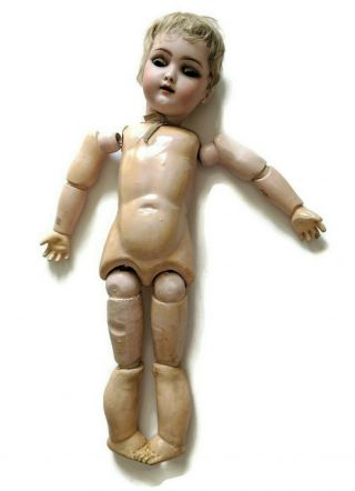 Antique Handwerck Bisque Head Doll Composition Body