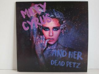 Miley Cyrus And Her Dead Petz 3x Lp 2017 Swed W/the Flaming Lips Rare Vinyl