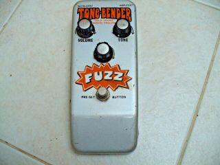 Vintage Colorsound Sola Sound Tonebender Fuzz Pedal.  Guitar Fuzz Effects Pedal