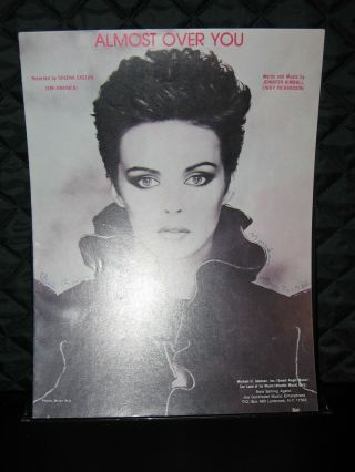 1983 Sheena Easton Photo Cover Sheet Music " Almost Over You "