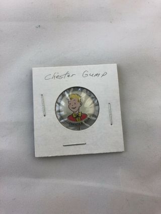 Chester Gump - Pep Premium Pinback Button - Kellogg 