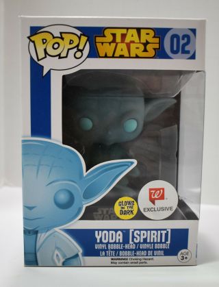 Star Wars Yoda Spirit 02 Funko Pop Vinyl Figure Glow In The Dark Walgreen