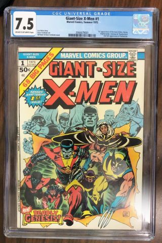 Giant Size X - Men 1 Cgc 7.  5 Marvel 1975 Just Back From Cgc