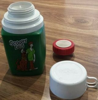 Vintage 1973 Scooby Doo THERMOS by Thermos Hanna Barbera Green Kids Collectible 2