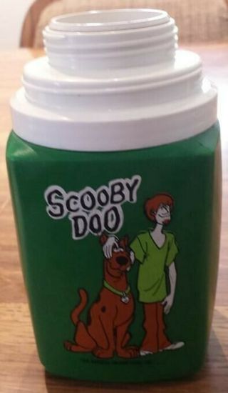 Vintage 1973 Scooby Doo THERMOS by Thermos Hanna Barbera Green Kids Collectible 3