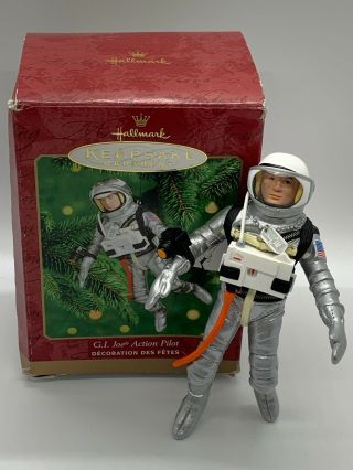 2000 Hallmark Christmas Ornament G.  I.  Joe Action Pilot Astronaut Space Suit
