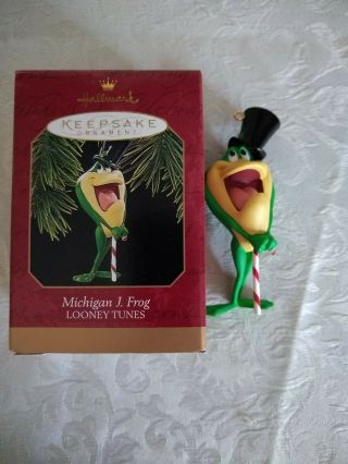 Hallmark 1997 Michigan J.  Frog Looney Tunes Keepsake Ornament