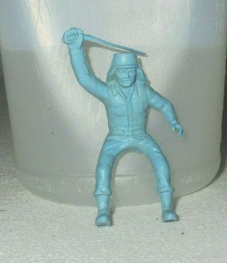 Vint Marx Captain Gallant Play Set Powder Blue Figure Mounted Riding With Sword