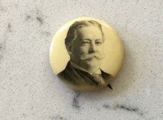 William Howard Taft Picture Portrait Pinback Campaign Political Button Pin