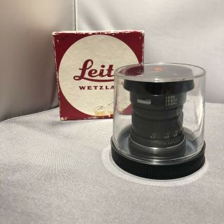 Vintage Leica Leitz Wetzlar Summicron 1:2/ 50 Lens LEITZ Hood Shade Box 3