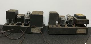 Vintage 2pc The Quad Ii Amplifier Electronics -