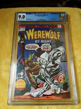 Werewolf By Night 32 Cgc 9.  0 First App And Origin Of Moon Knight