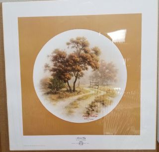 " Autumn Way " Time Limited Edition Print By Dalhart Windberg Signed 20 X 20