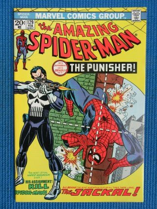 Spider - Man 129 - (nm -) - 1st Appearance Of The Punisher -