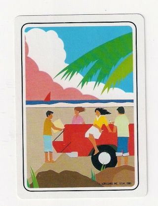 1989 Poker Size Deck Playing Cards,  Kent Cigarettes,  Pick - Up Truck,  Smoking