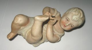 Vintage Piano Baby Doll Bisque/porcelain Figurine