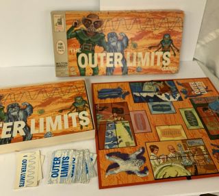 Vintage 1964 Outer Limits Board Game Complete With All Cards