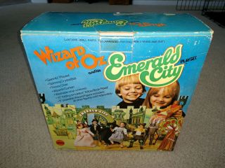 1974 Mego Wizard Of Oz And His Emerald City Play Set With 1 Figure