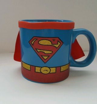 Superman Large Ceramic Coffee Mug With Cape