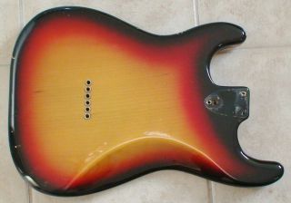 VINTAGE 1974 FENDER STRATOCASTER HARDTAIL BODY MADE IN USA 2
