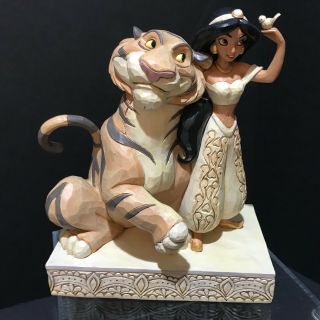 Disney Traditions 2019 Jim Shore Jasmine & Rajah White Woodland Figurine 6002817