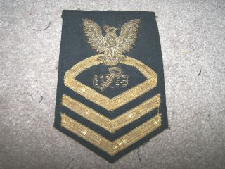Wwii Era Us Navy,  Chief Petty Officer,  Disbursing Clerk,  Blue,  Bullion