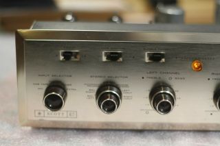 Vintage H.  H scott model LC - 21 Stereo tube pre - amplifier, 3