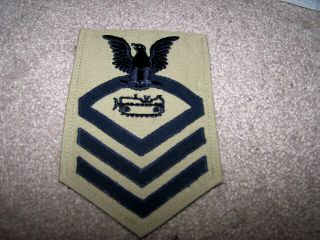 Wwii Era Us Navy,  Chief Petty Officer,  Equipment Operator,  Khaki