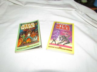 1982 First Printing Star Wars Comic Book Paperbacks 1 & 2 Marvel Stan Lee